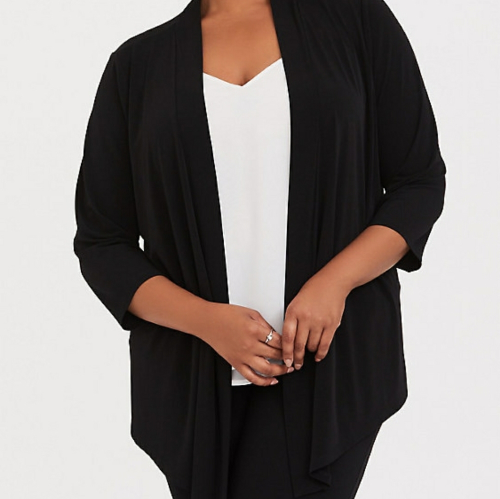Torrid Stretch Open Front Cardigan